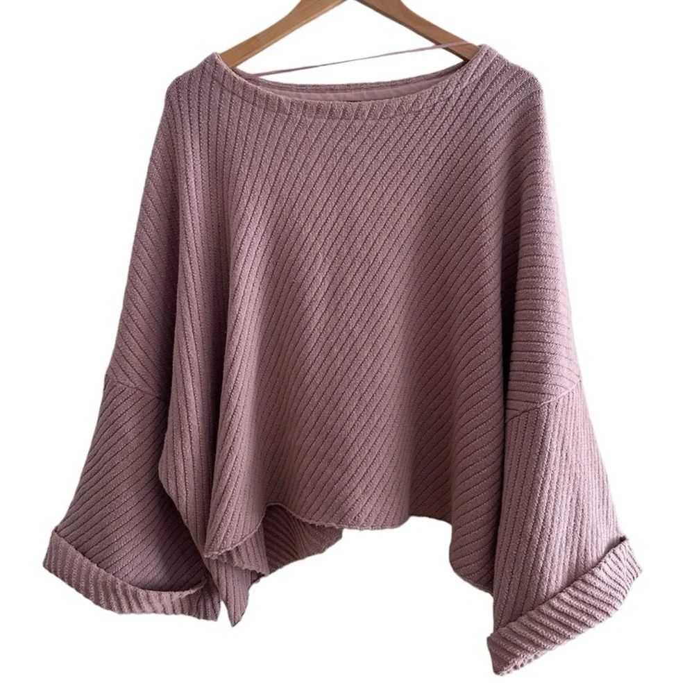 Free People blush Women's Pink Sweater - Picture 4 of 5